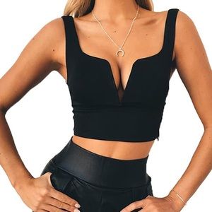 Women Sexy Deep V Neck Tank